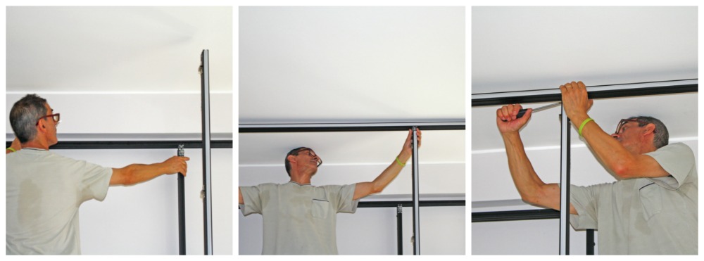 Trave a soffitto e finestra angolare